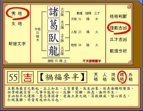 姓名筆劃吉凶表|免費姓名學分析